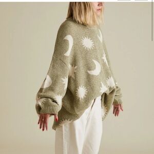 Claude & Co Cozmo Matcha Moon Star Sweater Adult